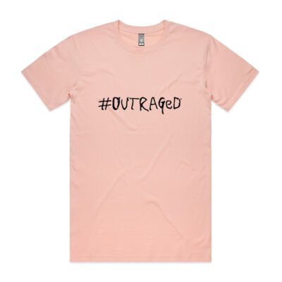 #outraged (skank font) Men's Tee Thumbnail